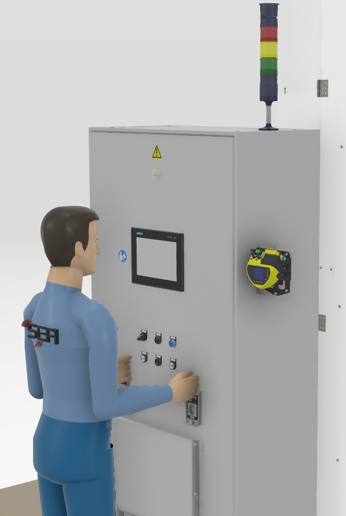 Colonne de Levage vue Armoire