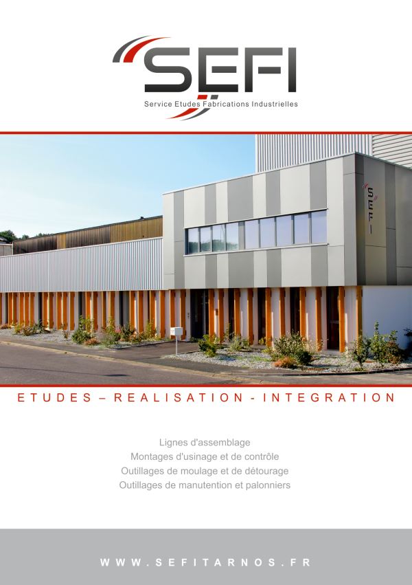 Plaquette commerciale SEFI Tarnos 2017